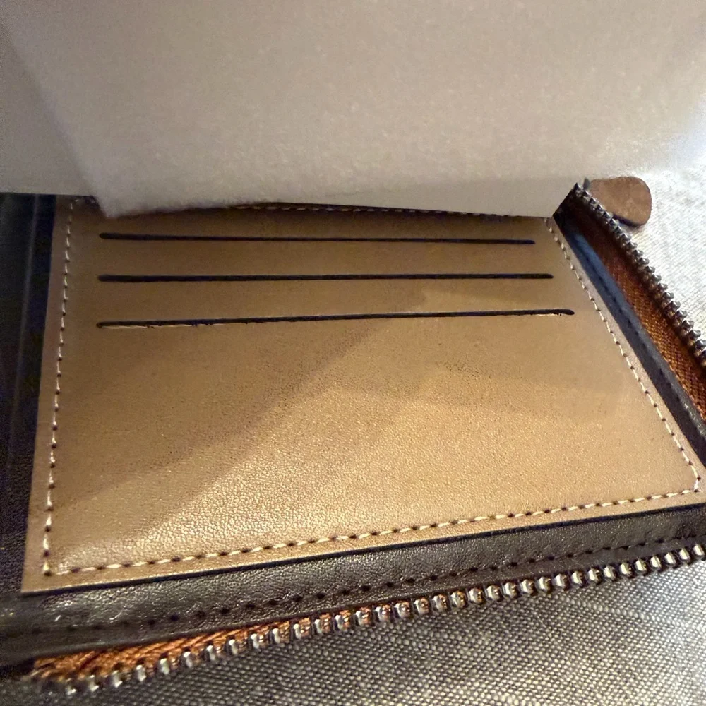 Brown Leather Wallet by